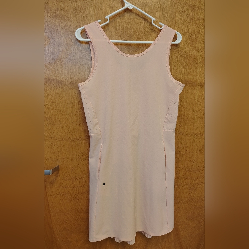 Nike Women's Sleeveless Dri-Fit Ace Golf Dress In Arctic Orange